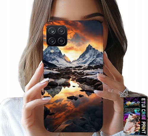 ETUI DO SAMSUNG A12 / M12 - STRUMIEŃ, GÓRY, SZCZYTY, EVEREST + FOLIA na Arena.pl