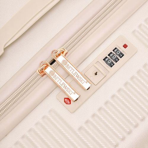 BETLEWSKI Walizka Podróżna duża pojemna na wakacje na kółeczkach stylowa na Arena.pl