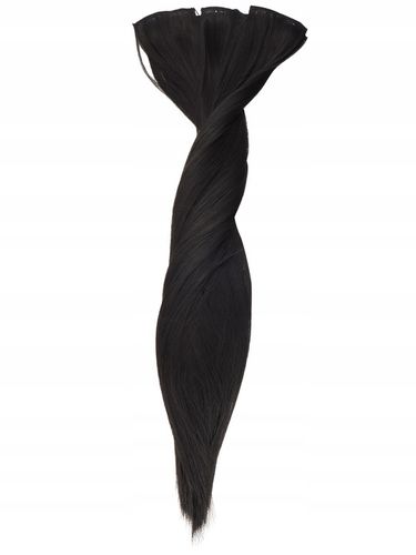 DOCZEPIANE WŁOSY Clip In Jak Naturalne Dopinki Proste Długie 6 Taśm 60 cm na Arena.pl