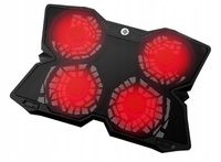 Podstawka chłodząca pod laptopa czarna GAMEPRO