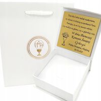 Pudełko na Biżuterię Komunia GRAWER + Torebka