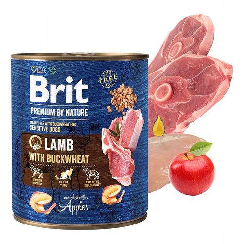 BRIT BY NATURE Karma mokra dla psa mix smaków 6 x 800g ADULT Bezzbożowa na Arena.pl
