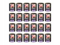 Zestaw karmy dla psa RAFI Królik 24x800 g