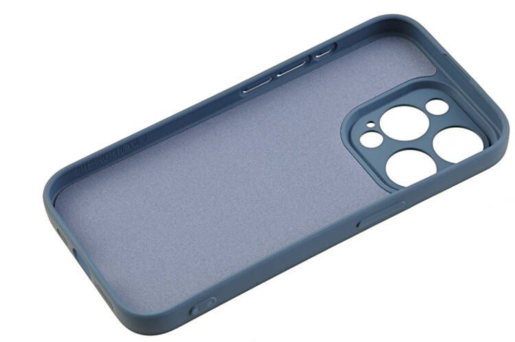 Etui silikonowe Tint do Apple iPhone 15 Pro granatowy zdjęcie 3