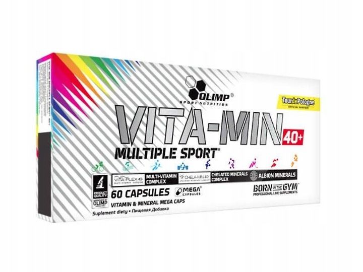 Multiwitaminy Olimp Vita-Min Multiple Sport 40+ 60 kaps. zdjęcie 1