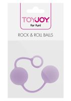 kulki gejszy silikonowe rock roll balls toyjoy fioletowe