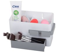 PÓŁECZKA POJEMNIK ORGANIZER KOSMETYKI MEGA PRAKTYCZNY