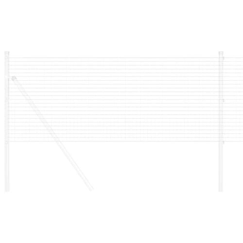 Spawana siatka ogrodzeniowa Srebrny 0.6 x 10 m Stal na Arena.pl