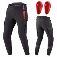 Spodnie motocyklowe SHIMA AKIRA BLACK joggery unisex LGRATISY