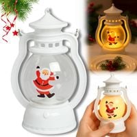 LAMPION LED 12,6 CM OZDOBA ŚWIĘTY MIKOŁAJ DEKORACJA