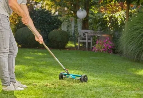 Wertykulator na kółkach do oczyszczania trawnika po zimie 3395 Gardena na Arena.pl