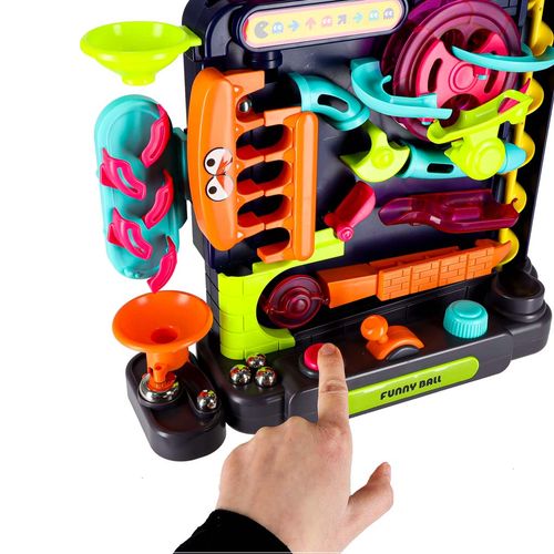 Tor Kulkowy Tor Przeszkód dla Kulek Zabawka Zręcznościowa Tor dla Dzieci na Arena.pl