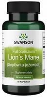 Swanson Lion's mane Soplówka jeżowata Hericium Pamięć Koncentracja 60 kaps.