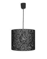 Lampa wisząca mała - Glamour (czarna)