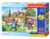 Puzzle maxi 40 elementów. Gaszenie pożaru