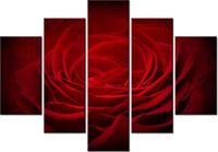 105CM 150CM OBRAZ 5 ELEM RÓŻA UKOCHANEJ DRUK