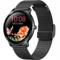 Zegarek damski RUBICON SMARTWATCH CZARNY SMS MUZYKA KROKI