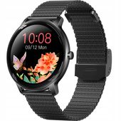 Zegarek damski RUBICON SMARTWATCH CZARNY SMS MUZYKA KROKI