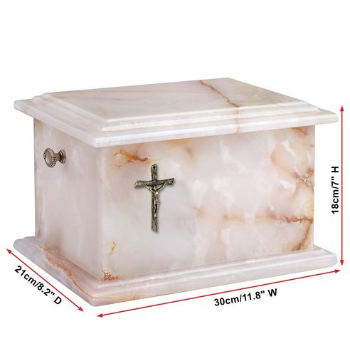 Urna na prochy z naturalnego kamienia / Plakietka na Arena.pl