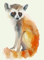 Plakat 40x55cm Lemurek