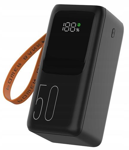 POWERBANK SZYBKI MOCNY USB-C Lightning 50000mAh PD QC 3.0 22.5W + kable na Arena.pl