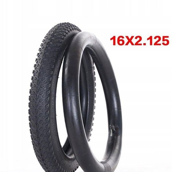 OPONA ROWEROWA MTB 16" X 2.125 + DĘTKA zdjęcie 1