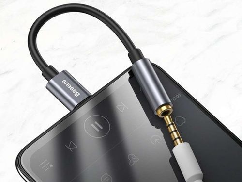 Adapter Baseus L54 USB-C Type C na mini Jack 3.5mm Audio black na Arena.pl