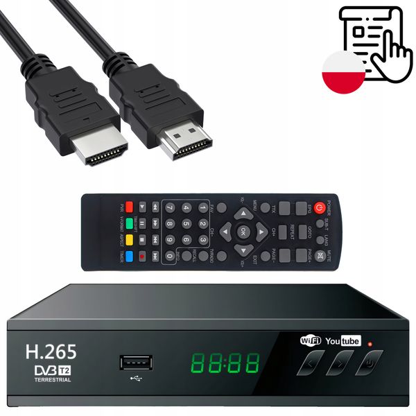 Tuner DVB-T2 RETOO ER1238 zdjęcie 11