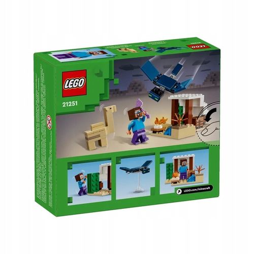 LEGO Minecraft - Pustynna wyprawa Steve'a (21251) na Arena.pl