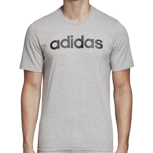 Koszulka adidas Essentials Linear Tee szara DU0409 S na Arena.pl