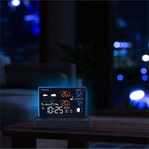 Stacja pogodowa pogody meteo Higrometr Barometr Termometr Zegar Manta na Arena.pl