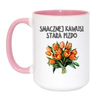 Duży Biało-Różowy 450 ml