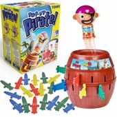 TOMY gra Beczka z wyskakujacym piratem T7028
