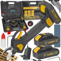 SEKATOR AKUMULATOROWY DO KRZEWÓW GAŁĘZI 30mm 21V + 2 X AKU 2Ah + WALIZKA