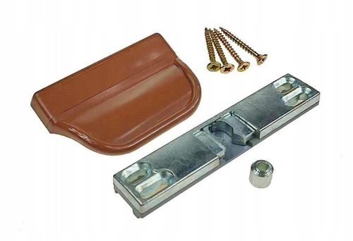 Zatrzask balkonowy + pochwyt ZŁOTY DĄB uchwyt do drzwi balkonowych na Arena.pl