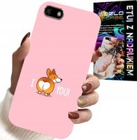 ETUI DO HUAWEI Y5 2018 - ŚMIESZNE WZORY I LOVE YOU PIESEK OBUDOWA