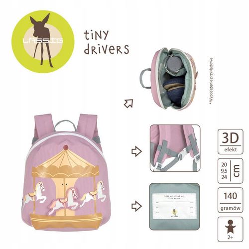 Lassig Plecak mini Tiny Drivers Karuzela na Arena.pl