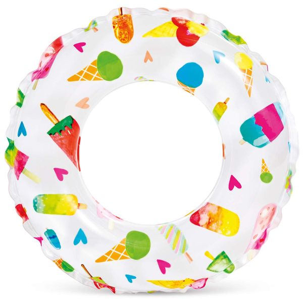 Kółko dmuchane do pływania, lody, Intex, 61 cm zdjęcie 1