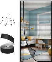 Magnetyczna Moskitiera na Drzwi Balkonowe 90x210 cm Bez Wiercenia Siatka