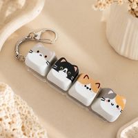 Nowy brelok do kluczy w kształcie kota, clicker, fidget antystresowy
