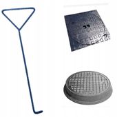 Hak Do Włazów Studzienek, Pokryw Kanalizacyjnych, Szamb 10Mm Długość 55Cm