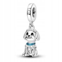Zawieszka SREBRO 925 Charms Koralik Pies