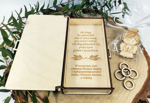 Pamiątka Pierwsza Komunia Święta kartka pudełko P1 na Arena.pl