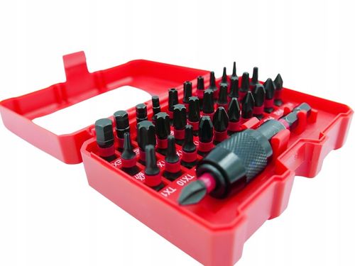 BITY MAGNETYCZNE WKRĘTAKI KOŃCÓWKI UDAROWE ZESTAW 32 EL. - PH PZ TX TXB HEX na Arena.pl