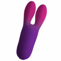 rocks-off glo-girl bunny fioletowy elastyczny model z 10 trybami ipx7