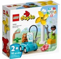 10985 - lego duplo - turbina wiatrowa i samochód elektryczny