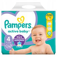 Pampers Active Baby 4 76 szt. 9-14 kg Pieluszki