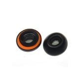 Gumki czarne do Apple Airpods Pro 1 / 2 silikon + pianka roz M