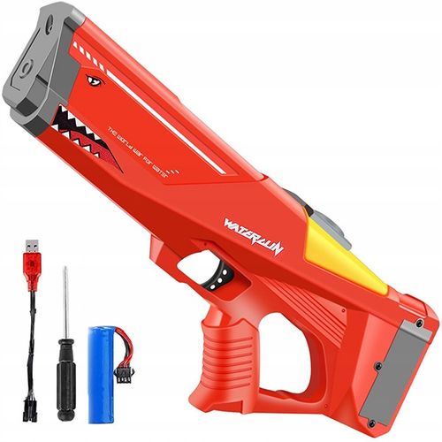 PISTOLET NA WODĘ ELEKTRYCZNY MIOTACZ DLA DZIECI ładowanie USB zasięg na Arena.pl