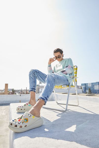 Męskie Buty Chodaki Platforma Crocs Classic Crush Clog 42-43 zdjęcie 9